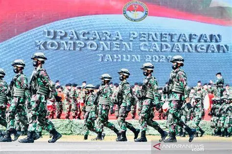 Komponen Cadangan Indonesia Latihan dasar militer untuk komponen cadangan