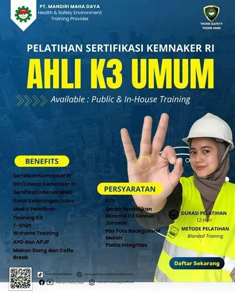 Sertifikasi Ahli K3 Suasana pelatihan sertifikasi Ahli K3 Umum