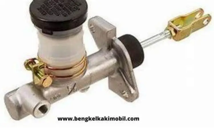 Struktur komponen master silinder rem mobil