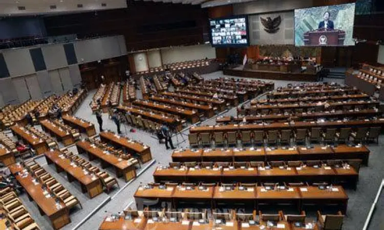 Suasana sidang paripurna Komnas HAM dalam mengambil keputusan