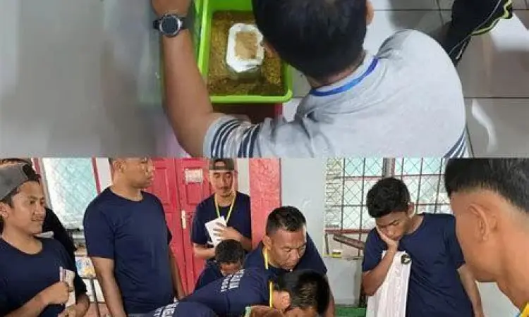 Suasana pembinaan di lembaga pemasyarakatan