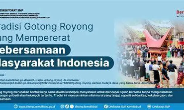 Aksi kewajiban warga negara bergotong royong