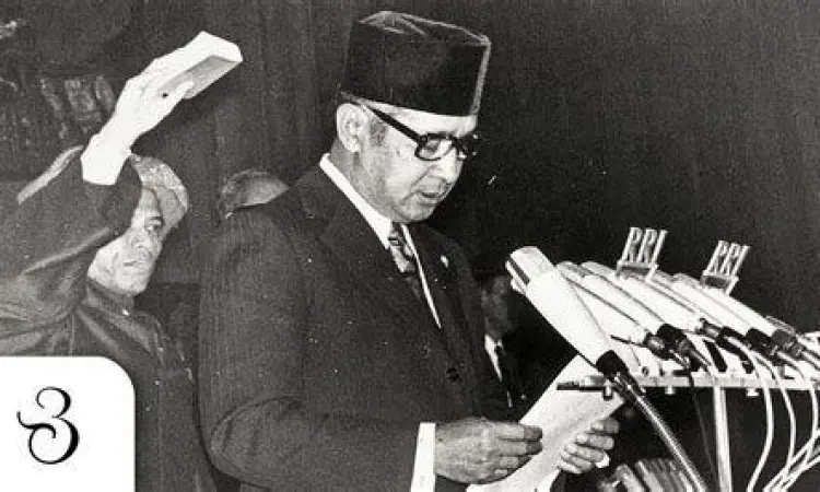 Pelantikan Soeharto sebagai Presiden RI kedua