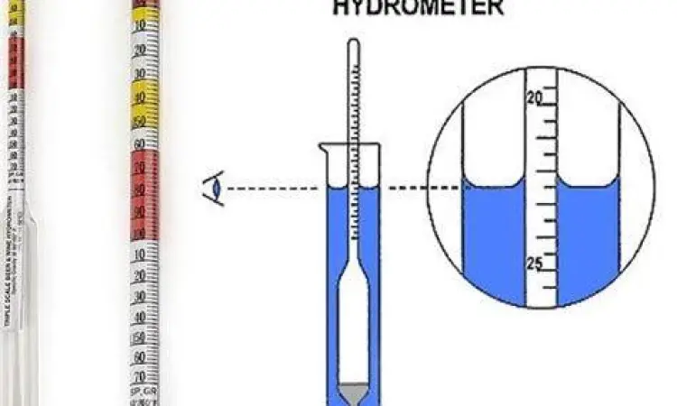 Alat Hidrometer Penggunaan hidrometer dalam laboratorium