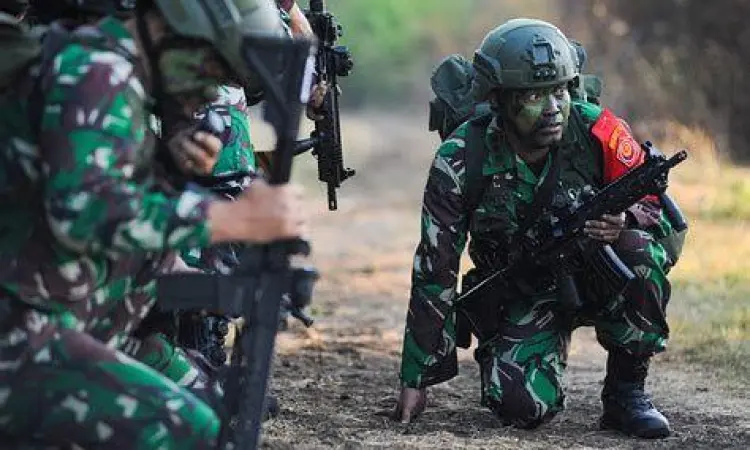 Latihan Militer TNI Latihan gabungan komponen pertahanan Indonesia