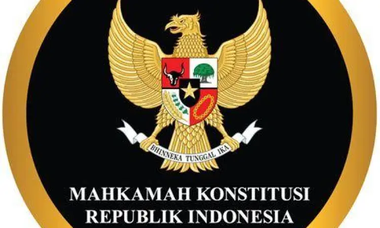 Lambang Mahkamah Konstitusi RI yang melambangkan keadilan