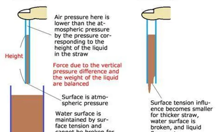Perbandingan viskositas cairan dalam sedotan