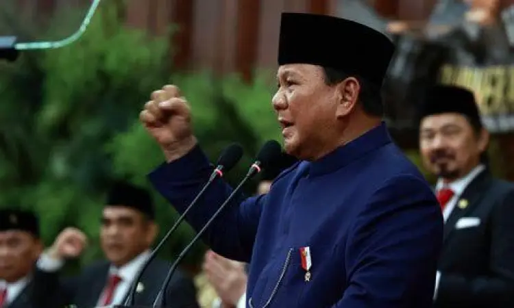 Presiden Indonesia menyampaikan pidato kenegaraan