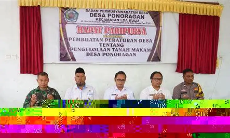 Rapat evaluasi kinerja kepala desa oleh BPD