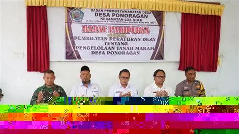 Fungsi Pengawasan BPD Rapat evaluasi kinerja kepala desa oleh BPD