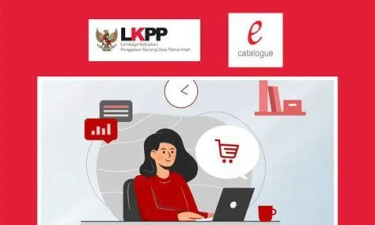 Tampilan sistem E-Katalog LKPP