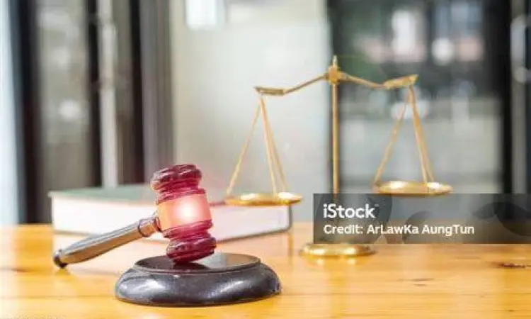 Simbol penegakan hukum di pengadilan