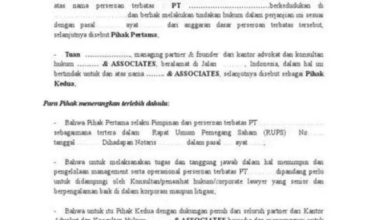 Kesepakatan Hukum Perdata Penandatanganan kontrak bisnis sebagai contoh hukum mengatur