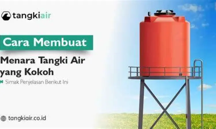 Menara Air dan Gravitasi Sistem distribusi air menara tinggi