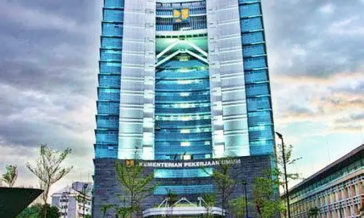 Gedung pusat kementerian di Jakarta
