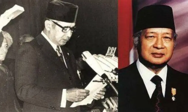 Pelantikan Soeharto Pelantikan Presiden Soeharto