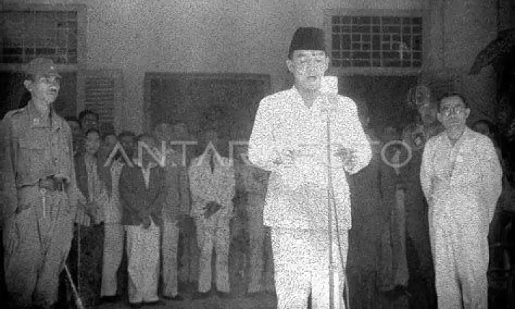 Momen proklamasi kemerdekaan Indonesia