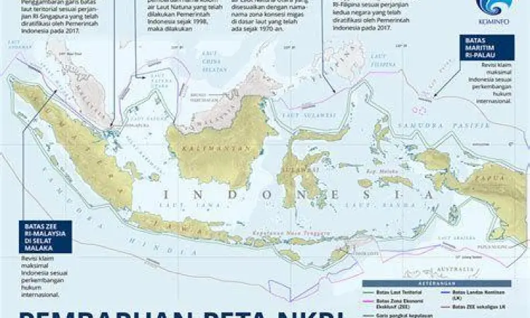 Peta Negara Kesatuan Republik Indonesia Peta wilayah kedaulatan NKRI