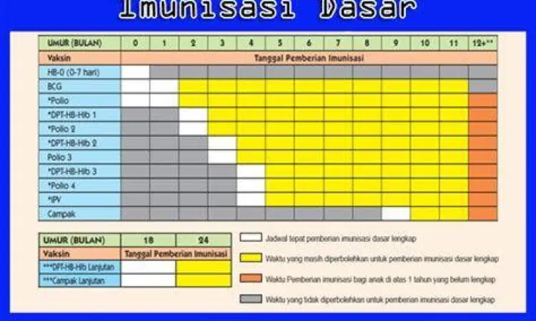 Proses imunisasi bayi di puskesmas