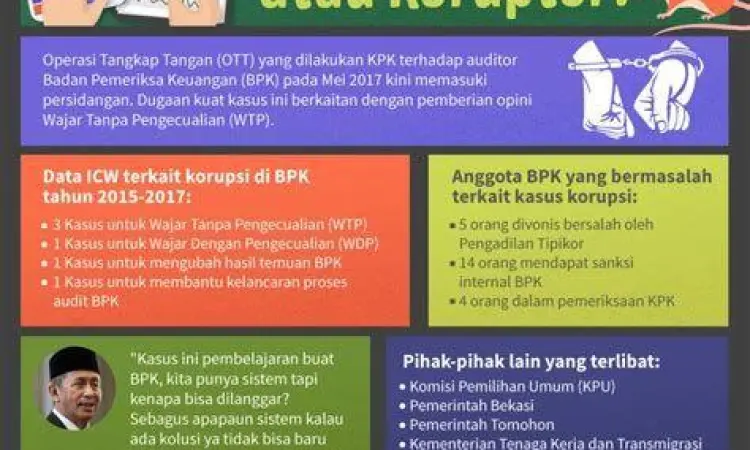 Auditor BPK RI dalam Tugas Auditor BPK sedang melakukan audit keuangan