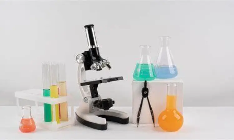 Peralatan laboratorium untuk hukum dasar kimia