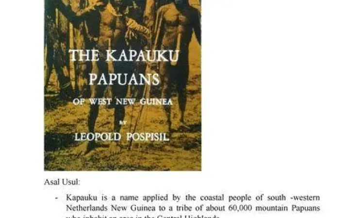 Masyarakat adat Kapauku dan sistem hukum tradisional