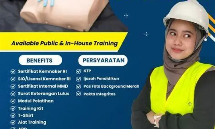 Pelatihan P3K Resmi Pelatihan pertolongan pertama untuk sertifikasi hukum