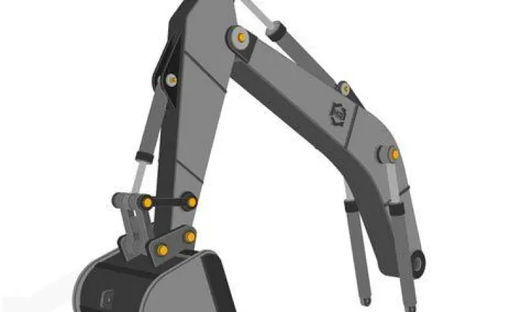 Sistem hidrolik pada excavator