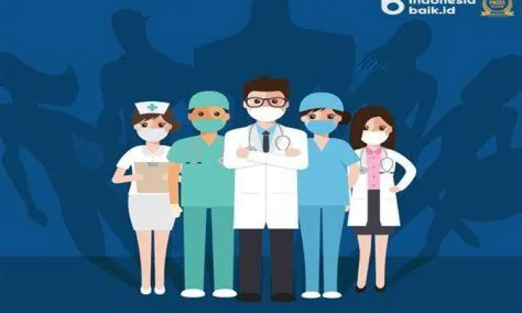 Interaksi Medis Profesional Dokter sedang memberikan konsultasi kepada pasien