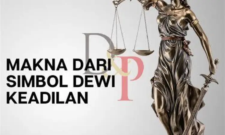 Simbol timbangan keadilan hukum di Indonesia