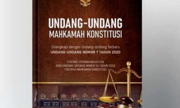 Regulasi MK Dokumen resmi undang-undang Mahkamah Konstitusi