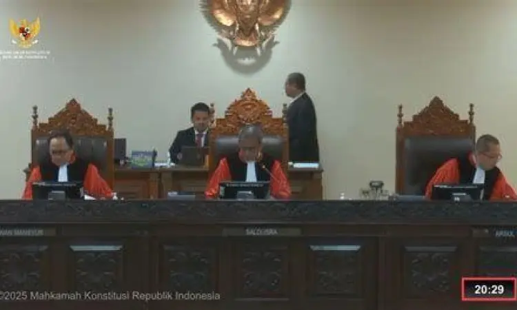 Sidang Mahkamah Konstitusi dalam pengujian undang-undang