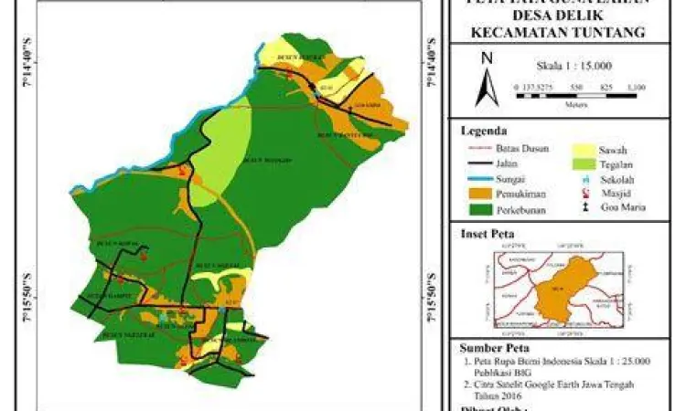 Peta administrasi tanah desa