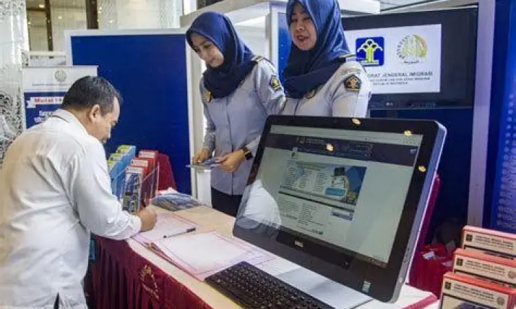 Pelayanan di kantor imigrasi Indonesia