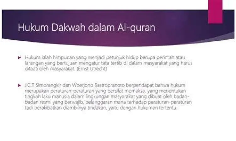 Al-Quran Sumber Hukum Tabligh Al-Quran sebagai landasan utama dakwah