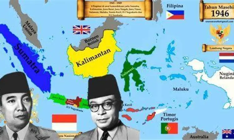 Wilayah Negara RI Peta wilayah Indonesia yang dicitakan dalam sidang BPUPKI