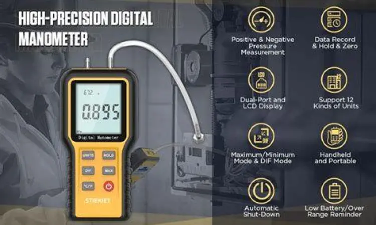 Penggunaan manometer pada sistem HVAC