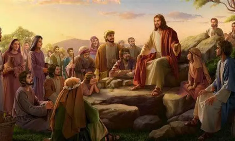 Khotbah di Bukit mengenai kebahagiaan dan hukum baru