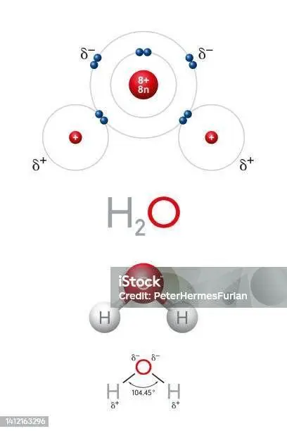 Molekul Air struktur molekul air h2o