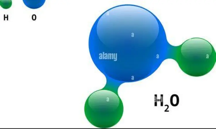 Struktur Molekul Air Struktur molekul air H2O perbandingan massa