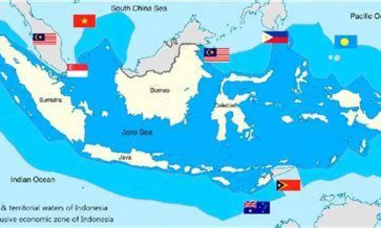 Peta ZEE Indonesia di Natuna