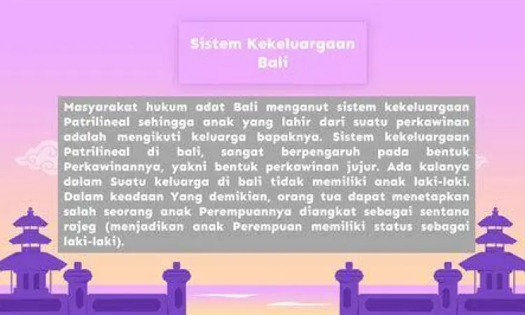 Sistem Purusa dalam Hukum Adat Bali