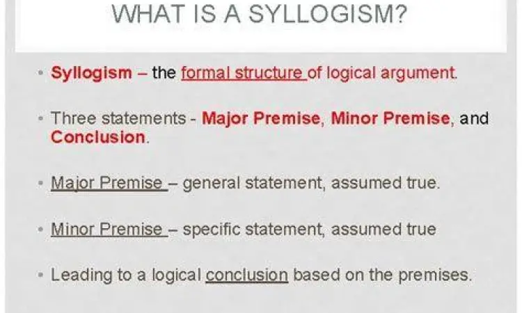 Struktur silogisme dalam logika formal