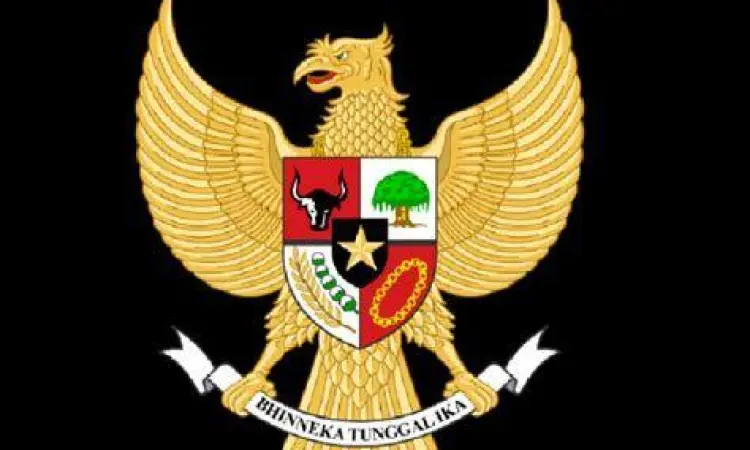 Simbol Pancasila sebagai sumber hukum tertinggi di Indonesia