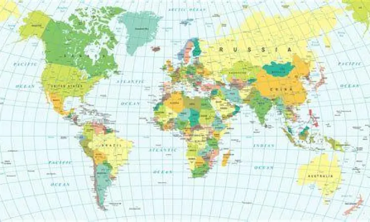 Batas Wilayah Hukum Dunia Peta dunia yang menunjukkan batas jurisdiksi hukum internasional