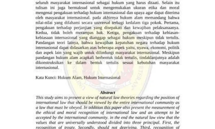 Ilustrasi perbandingan hukum alam dan hukum positif