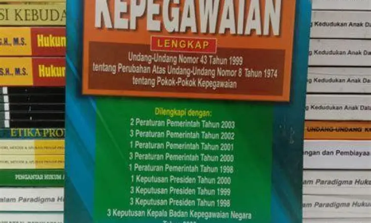 Undang-Undang Kepegawaian Buku Undang-Undang ASN terbaru