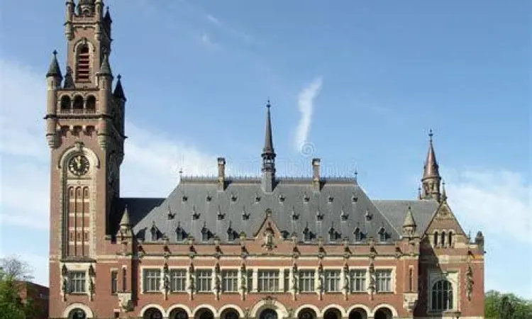 Gedung Mahkamah Internasional di Den Haag