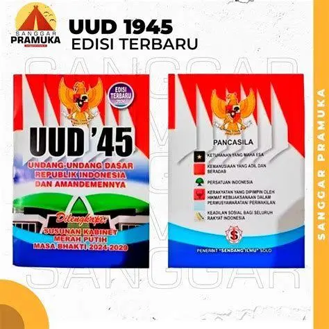 Naskah UUD 1945 Buku UUD 1945 sebagai naskah hukum tertinggi
