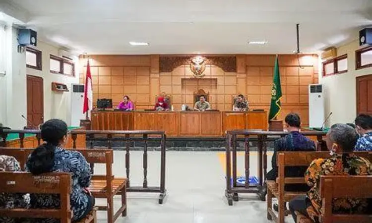 Suasana sidang di PTUN terkait pembatalan sertipikat